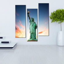 Load image into Gallery viewer, Beautiful  New  York  Statue  of  Liberty  3  piece  Wall  Decor
