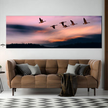 Load image into Gallery viewer, Birds  Flying  Sky  Mountains  1  Piece  Canvas  Print For Living Room
