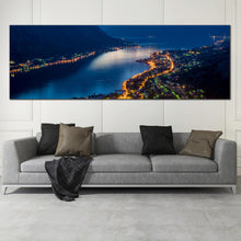 Load image into Gallery viewer, Boka  Kotorska  Bay  Kotor  Old  Town  at  Night  at  Night  large  canvas  prints For Living Room
