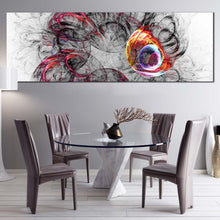 Load image into Gallery viewer, Bright Abstract Canvas Wall Art Colorful Abstract Fractal Element Multiple Canvas 3D Abstract Fractal 3 Piece Canvas Print  for living room
