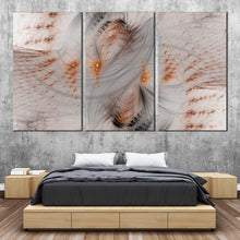 Load image into Gallery viewer, Contemporary Abstract Canvas Print White Orange Rendering Abstract Canvas Set 3D Abstract Illustration 3 Piece Canvas WallArt In Bedroom
