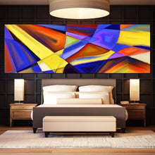 Load image into Gallery viewer, Contemporary  Abstract  Bedroom  Canvas  Print  Beautiful  Modern  Abstract  Shape  Canvas  Artwork For Bedroom
