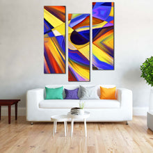 Load image into Gallery viewer, Contemporary  Abstract  Canvas  Print  Colorful  Abstract  Patterns  Living  Room  3  Piece  Canvas  Wall  Art  Beautiful  Modern  Abstract  Shape  Canvas  Artwork In Living Room
