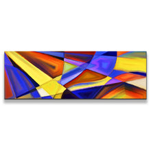 Load image into Gallery viewer, Contemporary  Abstract  Canvas  Print  Colorful  Abstract  Patterns  Panoramic  Canvas  Wall  Art  Beautiful  Modern  Abstract  Shape  Canvas  Artwork
