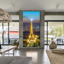 Load image into Gallery viewer, Eiffel  Tower  Evening  view  Paris  city  France  1  piece  wall  art For Living Room
