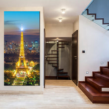 Load image into Gallery viewer, Eiffel  Tower  at  Dusk  Paris  France  1  piece  wall  art
