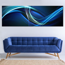 Load image into Gallery viewer, Elegant  Abstract  Canvas  Wall  Art  Blue  Modern  Abstract  Living  Room  1  Piece  Canvas  Print  Beautiful  Green  Abstract  Patterns  Canvas  Artwork For Living Room

