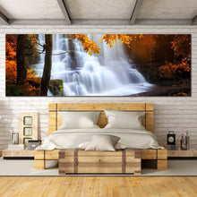 Load image into Gallery viewer, Forest  Waterfall  Canvas  Wall  Art  White  Mun  Daeng  Waterfall  Bedroom  1  Piece  Canvas  Print For Bedroom
