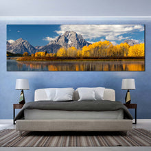 Load image into Gallery viewer, Guadalupe  River  Texas  fall  foliage  1  piece  canvas  art For Bedroom
