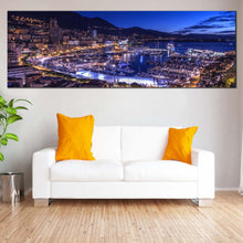 Load image into Gallery viewer, Harbors  Canals  Canvas  Wall  Art  Yellow  City  Beach  Living  Room  1  Piece  Canvas  Print In Living Room
