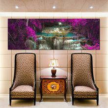 Load image into Gallery viewer, Huay  Mae  Kamin  Kanchanaburi  Thailand  Waterfall  1  piece  wall  art In Living Room
