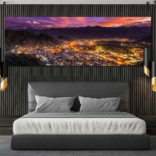 Load image into Gallery viewer, India Ladakh Canvas Wall Art Dramatic Blue Sky Mountains 1 Piece Canvas Print For Bedroom
