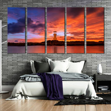 Load image into Gallery viewer, Khao Lak Beach and Lighthouse ocean artwork canvas wall decor For Bedroom
