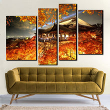 Load image into Gallery viewer, Kyoto Kiyomizu Temple lights up the night wall art home decor 
