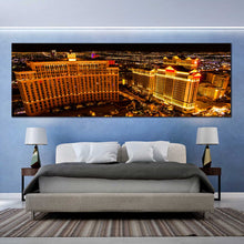 Load image into Gallery viewer, Las  Vegas  Strip  Skyline  twilight  1  piece  artwork  decor For Bedroom
