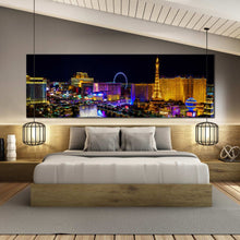 Load image into Gallery viewer, Las  Vegas  evening  twilight  1  piece  artwork  decor For Bedroom
