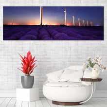 Load image into Gallery viewer, Lavender  Landscape  Canvas  Wall  Art  Purple  Lavender  Field  Living  Room  1  Piece  Canvas For Living Room
