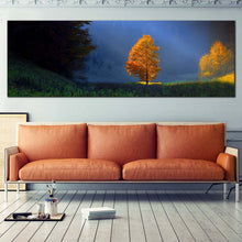 Load image into Gallery viewer, Majestic  Scenery  Canvas  Wall  Art  Blue  Sky  Sun  Beam  Landscape  Living  Room  1  Piece  Canvas  Print In Living Room
