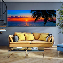 Load image into Gallery viewer, Maldives  Beautiful  Blue  Ocean  Evening  Dawn  Large  photography  prints For Living Room
