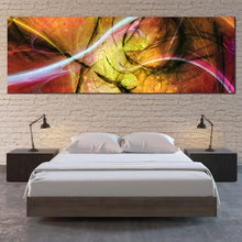 Load image into Gallery viewer, Modern Abstract Canvas Print  Abstract Bright Fractal Canvas Wall Art  Colorful Abstract Electric Fractal 1 Piece Canvas For Bedroom
