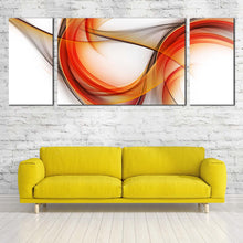 Load image into Gallery viewer, Modern Abstract Canvas Wall Art Orange Red Abstract Shape 3 Piece Canvas Print Beautiful Abstract Forms Multi Canvas Artwork In Living Room
