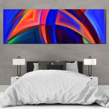 Load image into Gallery viewer, Modern  Abstract  Canvas  Print  Contemporary  Blue  Abstract  Bedoom  1  Piece  Canvas  Wall  Art For Bedroom
