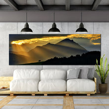 Load image into Gallery viewer, Modern  Panoramic  Wall  art  Of  Beautiful  Sunset  Landscape  Magical  Scenery  Sunset  1  Piece  decor For Living Room
