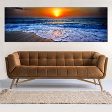 Load image into Gallery viewer, Modern  Seascape  Scene  In  the  blue  Ocean  Multi  Panel  Art  Work In Living Room
