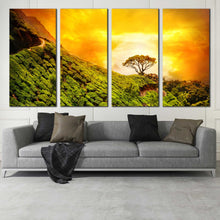 Load image into Gallery viewer, Multi panel canvas alone tree mountain munnar kerala For Your Living room
