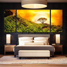 Load image into Gallery viewer, Munnar kerala India alone treemulti panel home canvas decor In Bedroom
