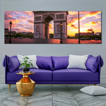 Load image into Gallery viewer, Paris  arc  de  Triomphe  large  canvas  print In Living Room
