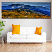 Load image into Gallery viewer, Petros  Moun  Canvas  Print  Green  Ukrainian  Carpathians  Scenery  Living  Room  1  Piece  Canvas  Wall  Art  National  Park  Chornogora  Blue  Landscape In Living Room
