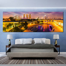 Load image into Gallery viewer, Singapore  evening  twilight  1  piece  artwork  decor In Bedroom
