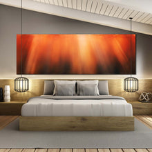 Load image into Gallery viewer, Sunbeam  Abstract  underwater  backgrounds  in  the  sea  panoramic  canvas For Bedroom
