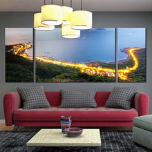 Load image into Gallery viewer, Taiwan ocean mountain sky canvas decor Dramatic Morning Sky 3 piece Wall Decor For Living Room
