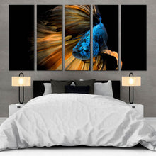 Load image into Gallery viewer, Tropical Siamese Fighting Fish Betta Psychedelic Underwater wall art For Bedroom
