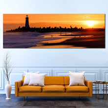 Load image into Gallery viewer, Walton  Lighthouse  santa  cruz  california  large  canvas  wall  art In Living Room
