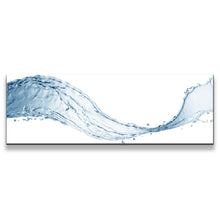 Load image into Gallery viewer, Water  Splash  Canvas  Wall  Art  Blue  Abstract  Liquid  Wave  Canvas  Print  Abstract  Isolated  Water  Splash  1  Piece  Canvas  Print
