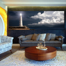 Load image into Gallery viewer, White  lighthouse  beacon  large  canvas  wall  art  For Your Living Room
