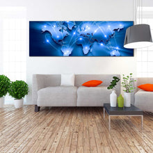 Load image into Gallery viewer, World  Map  Media  large  size  canvas  print For Living Room
