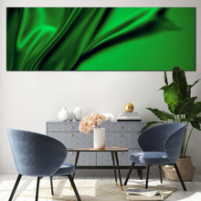 Load image into Gallery viewer, abstract  design  canvas  print  abstract  green  wavy  folds  canvas  artwork  elegant  abstract  1  piece  canvas  wall  art For Living Room
