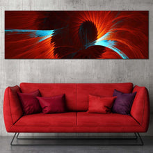 Load image into Gallery viewer, abstract  design  canvas  wall  art  red  abstract  digital  artwork  1  piece  canvas  blue  abstract  contemporary  art  print For Living Room
