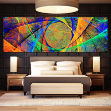 Load image into Gallery viewer, abstract  fractal  canvas  wall  art  abstract  digital  oil  painting  canvas  artwork  colorful  abstract  3d  rendering  1  piece  canvas  print In Bedroom
