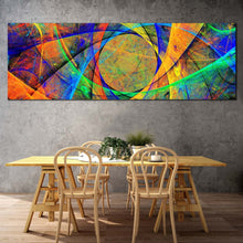 Load image into Gallery viewer, abstract  fractal  canvas  wall  art  abstract  digital  oil  painting  canvas  artwork  colorful  abstract  3d  rendering  1  piece  canvas  print In Living Room
