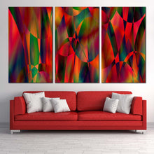 Load image into Gallery viewer, abstract grunge canvas wall art colorful contemporary designs artwork print abstract patterns 3 piece multiple canvas In Living Room
