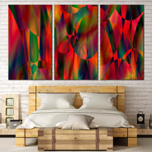 Load image into Gallery viewer, abstract grunge canvas wall art colorful contemporary designs artwork print abstract patterns 3 piece multiple canvas For Bedroom
