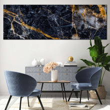 Load image into Gallery viewer, abstract  marble  canvas  wall  art  abstract  stone  gray  gold  canvas  artwork  marble  abstract  digital  art  1  piece  canvas  print For Living Room
