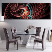 Load image into Gallery viewer, abstract  pattern  canvas  wall  art  creative  fractal  design  1  piece  canvas  red  brown  abstract  digital  artwork  canvas  print For Living Room
