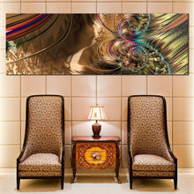 Load image into Gallery viewer, abstract  patterns  canvas  wall  art  abstract  fractal  texture  canvas  artwork  colorful  abstract  1  piece  canvas  print In Living Room
