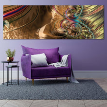 Load image into Gallery viewer, abstract  patterns  canvas  wall  art  abstract  fractal  texture  canvas  artwork  colorful  abstract  1  piece  canvas  print For Living Room
